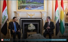 مسرور بارزاني وعلي الزيدي يتبادلان وجهات النظر بشأن تشكيل الحكومة الاتحادية الجديدة