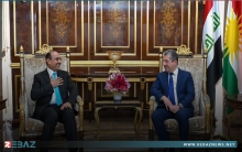 رئيس حكومة إقليم كوردستان يستقبل محافظ بغداد عطوان العطواني