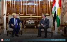 مسرور بارزاني وأحمد الجربا يتبادلان وجهات النظر بشأن آخر المستجدات في المنطقة مسرور بارزاني وأحمد الجربا يتبادلان وجهات النظر بشأن آخر المستجدات في المنطقة
