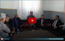 وفد يمثل مسرور بارزاني يزور عزاء الشهيدين البيشمركة