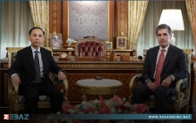 رئيس إقليم كوردستان يشكر القنصل العام الصيني رئيس إقليم كوردستان يشكر القنصل العام الصيني