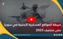خريطة المواقع العسكرية الأجنبية في سوريا حتى منتصف 2023