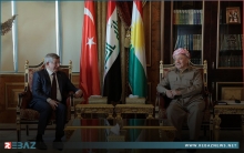 الرئيس بارزاني يستقبل احمد داود أوغلو 