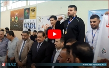 Leystikvanê Kurd Hesen Hesen careke din qehremaniya Kîkboksîngê li ser asta H. Kurdistanê bidest xist