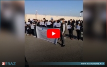 أربيل... لاجئو كوردستان سوريا وسوريا يعتصمون أمام مقر الأمم المتحدة لإعادة توطينهم