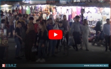 تحضيرات العيد في مخيم دوميز في دهوك