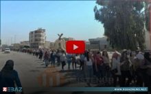 خروج مظاهرات ضد إدارة PYD في كوباني