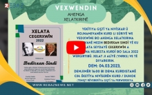 الاتحاد العام للكتاب والصحفيين الكورد يمنح جائزة #جكرخوين للإبداع للشاعر د. بدرخان سندي